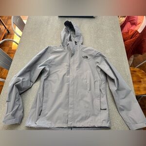 The North Face Men's Light Gray Raincoat